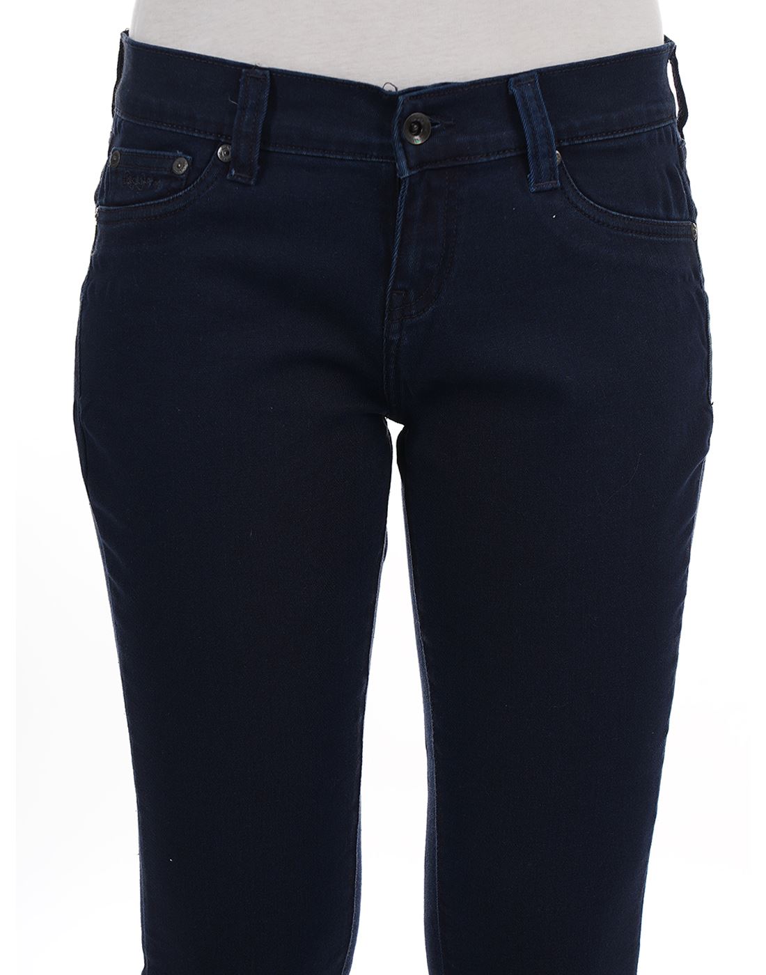 Pepe Jeans London Women Casual Wear Blue Solid Jeans